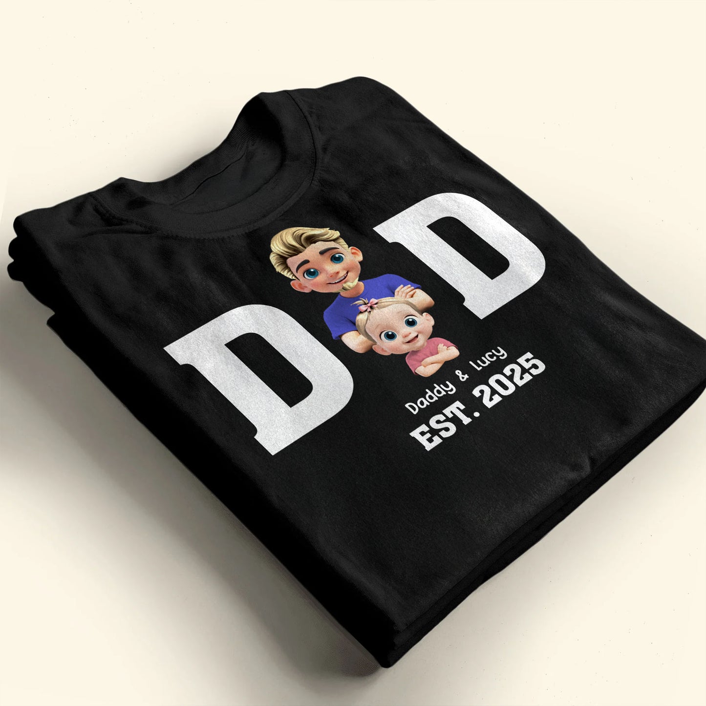 Daddy & Lucy EST. 2025, Father and Baby