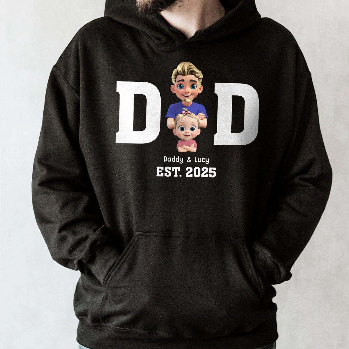 Daddy & Lucy EST. 2025, Father and Baby