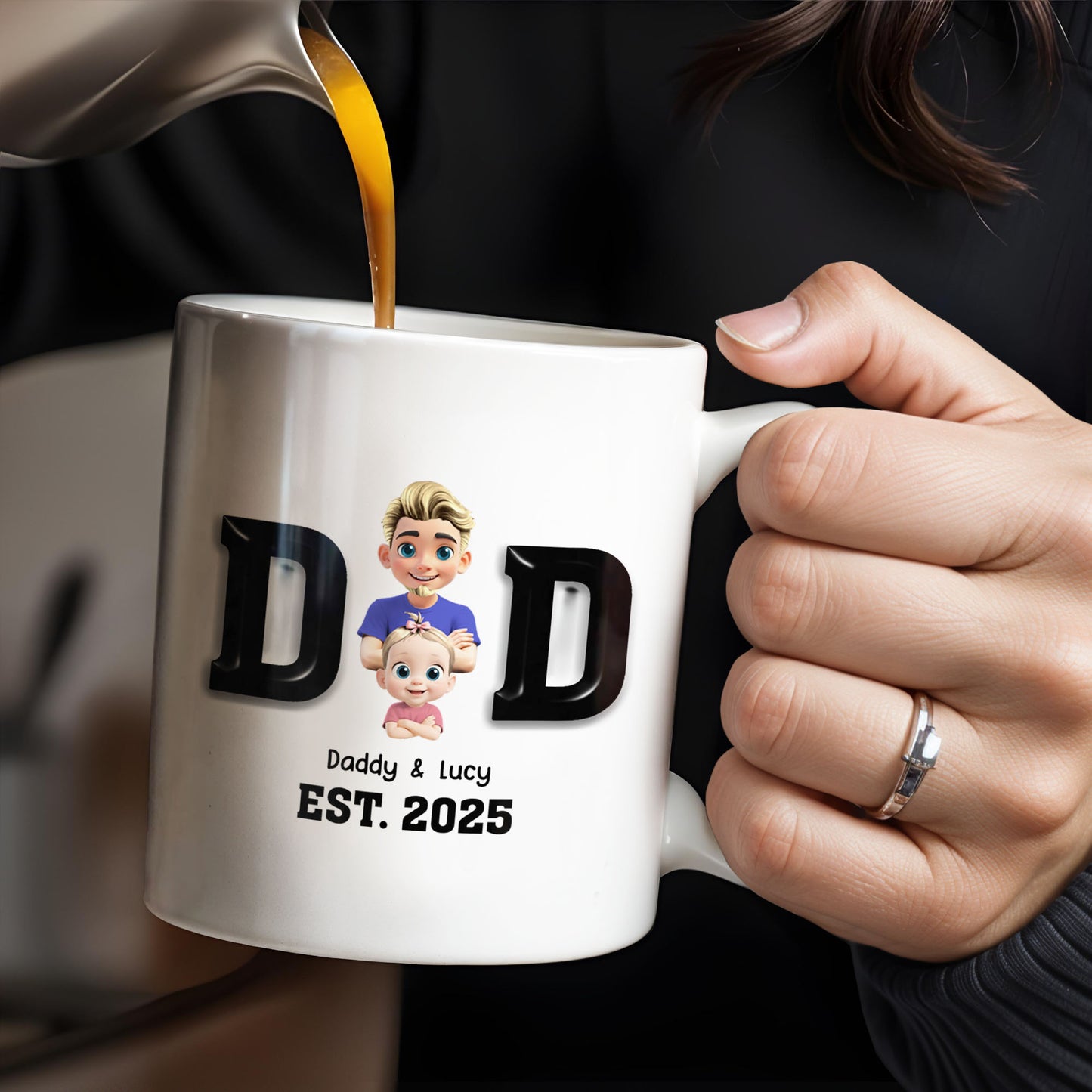 Daddy & Lucy EST. 2025, Cartoon Characters