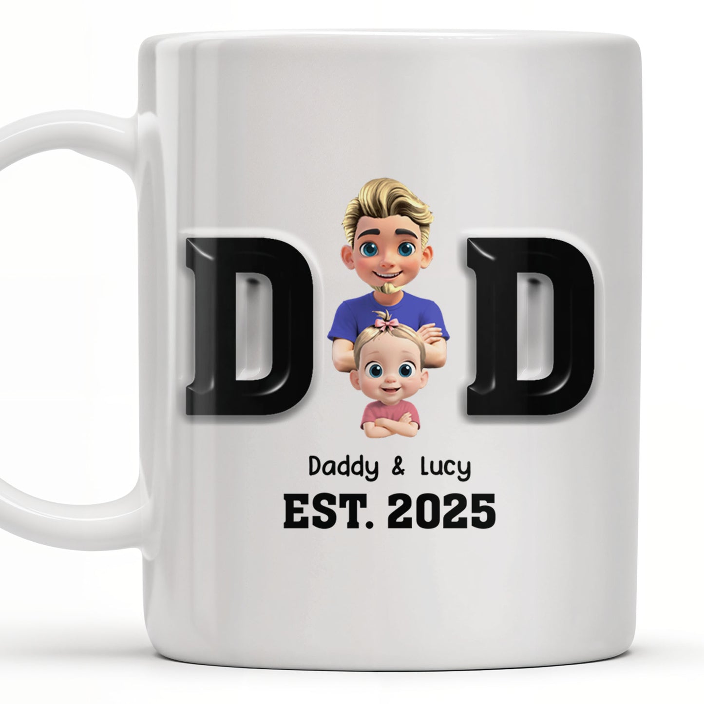Daddy & Lucy EST. 2025, Cartoon Characters