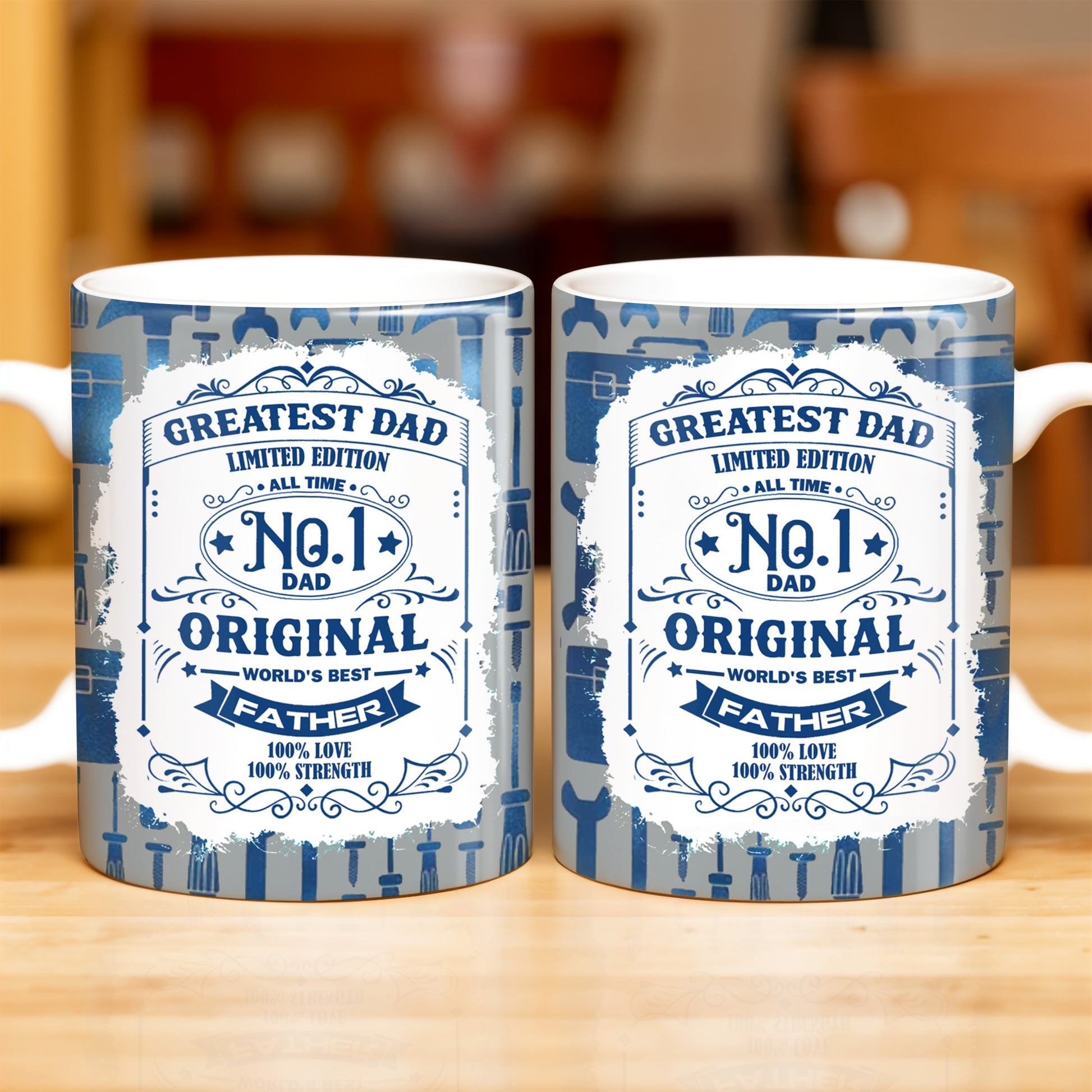 Greatest Dad Limited Edition, World's Best Father, Tools and Wrench Design