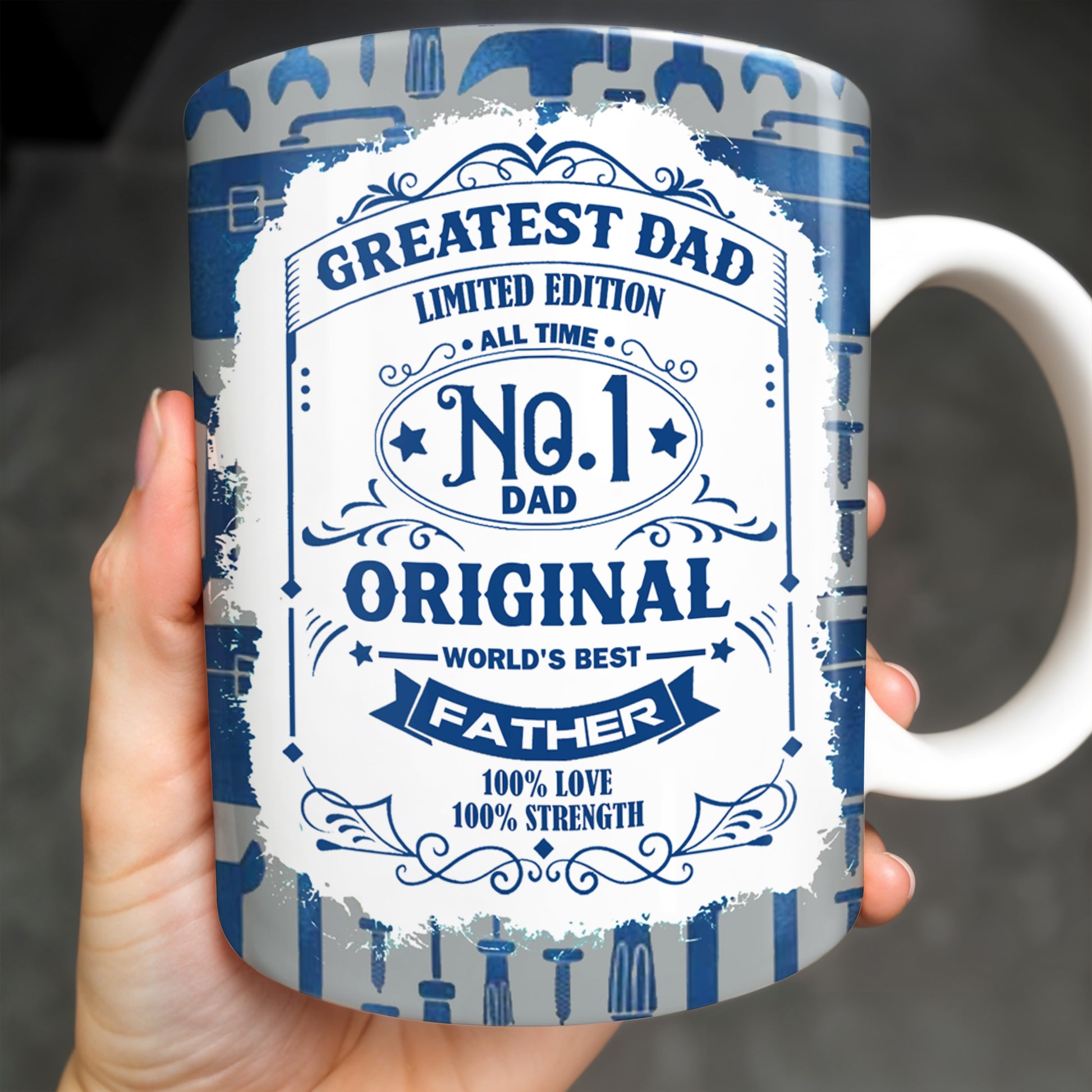 Greatest Dad Limited Edition, World's Best Father, Tools and Wrench Design
