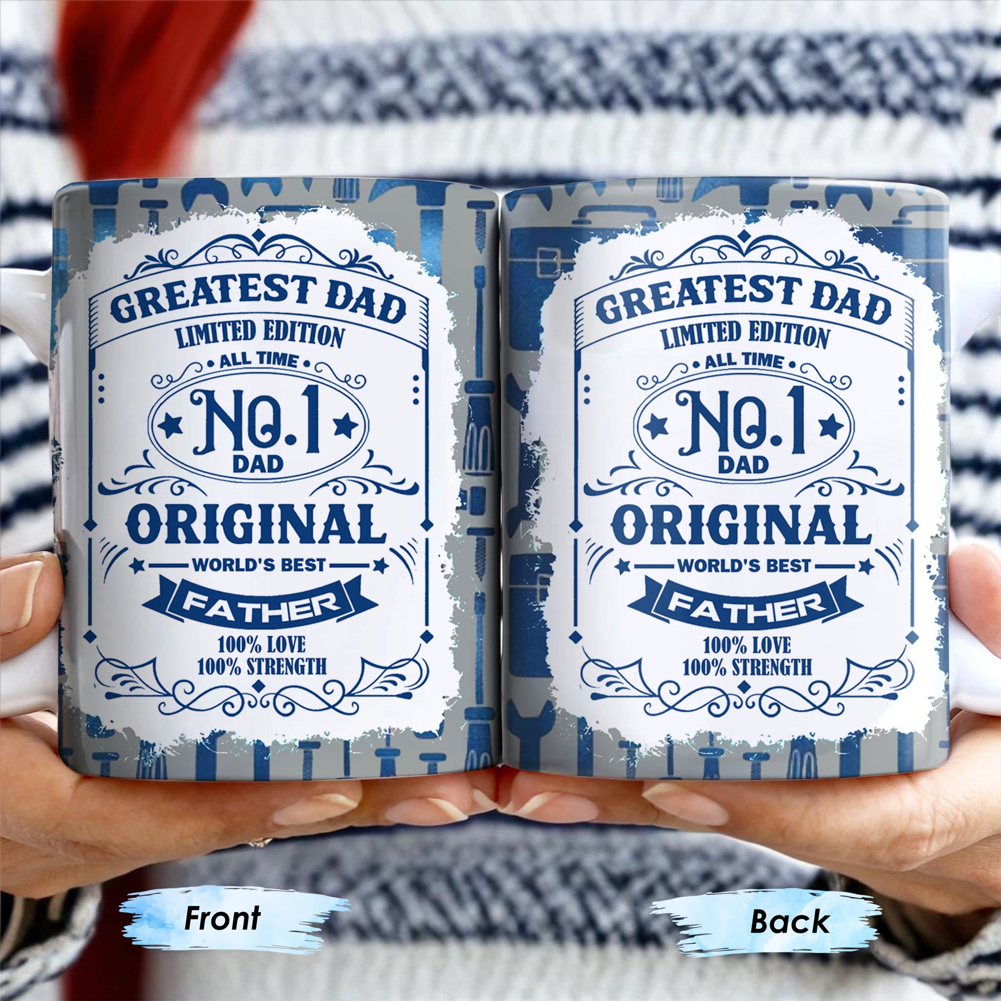 Greatest Dad Limited Edition, World's Best Father, Tools and Wrench Design