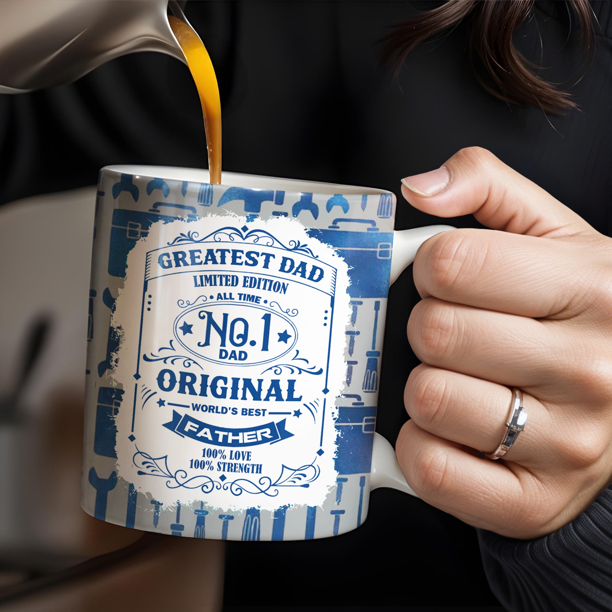 Greatest Dad Limited Edition, World's Best Father, Tools and Wrench Design