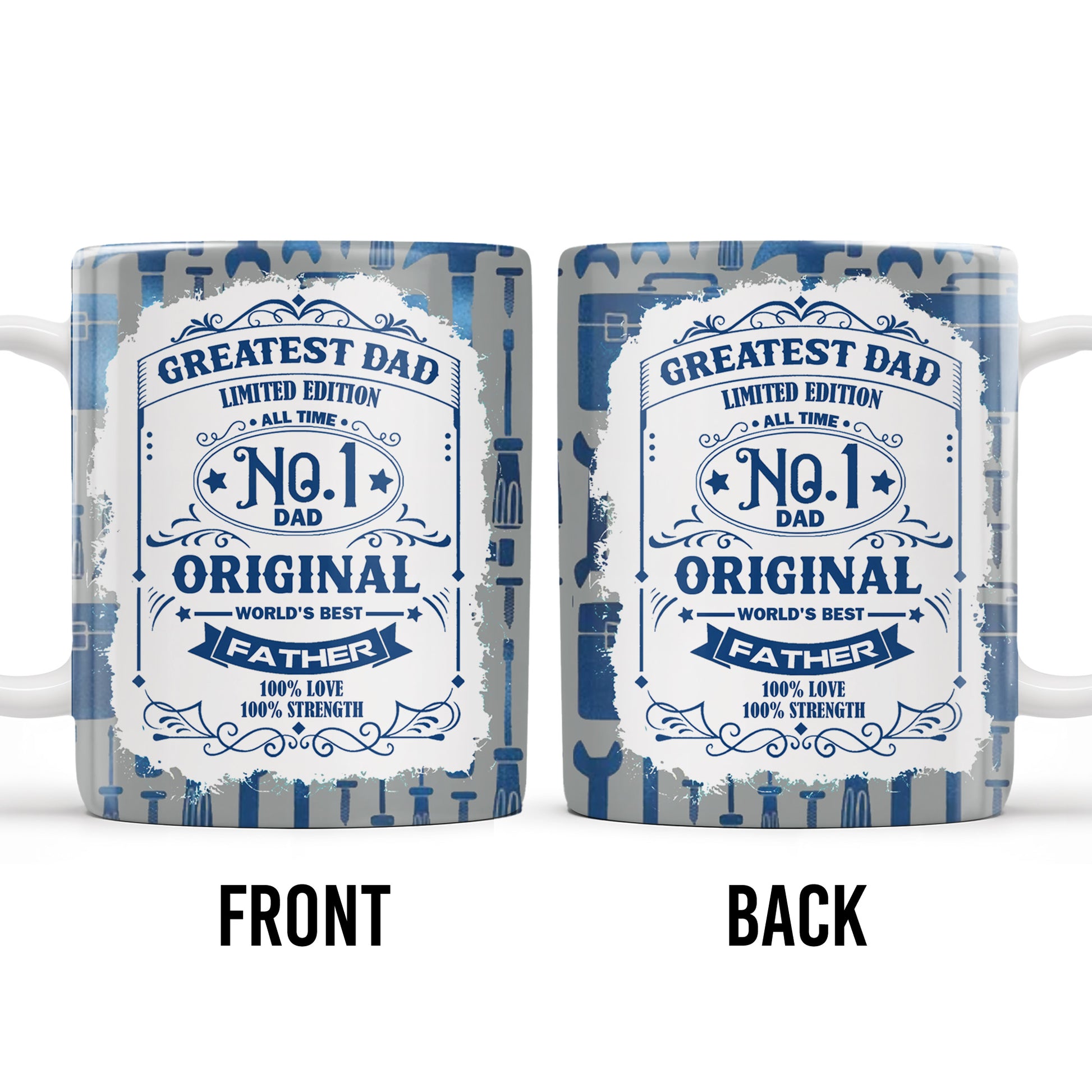 Greatest Dad Limited Edition, World's Best Father, Tools and Wrench Design