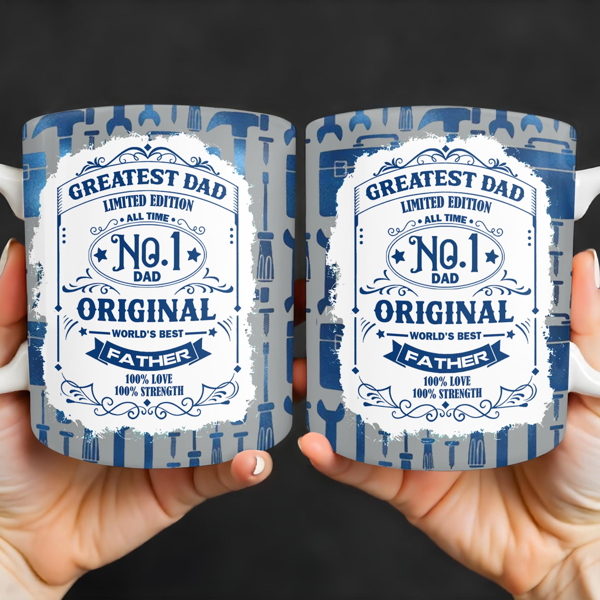 Greatest Dad Limited Edition, World's Best Father, Tools and Wrench Design