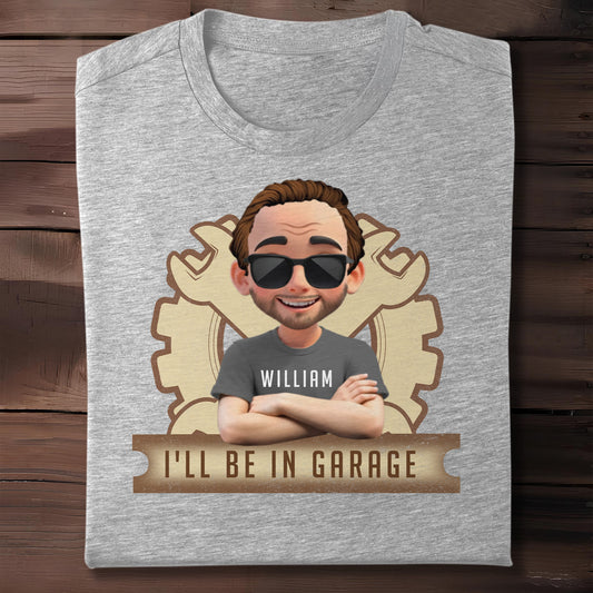 I'll Be In Garage, Gear and Sunglasses Design