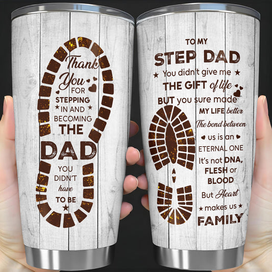 Thank You For Stepping In And Becoming The Dad You Didn't Have To Be, Footprints