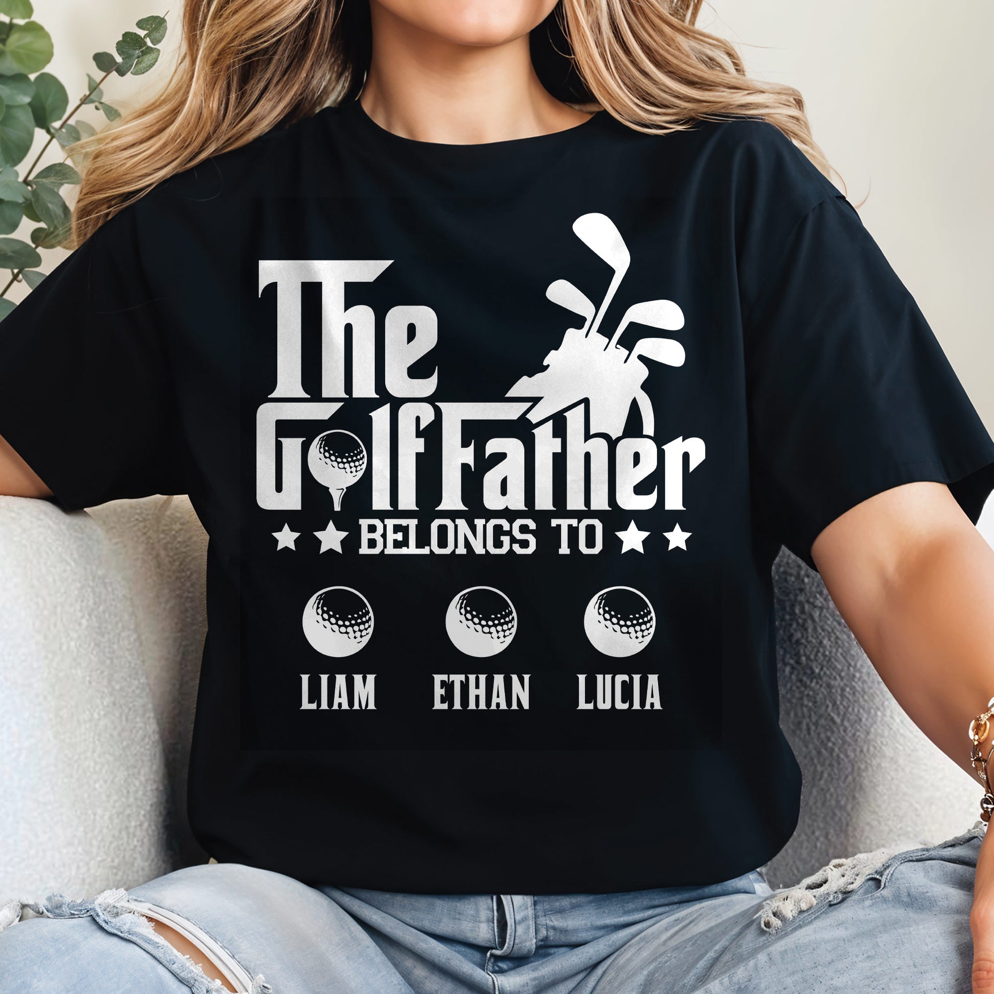 The GolfFather Belongs To, Golf Ball and Golf Clubs