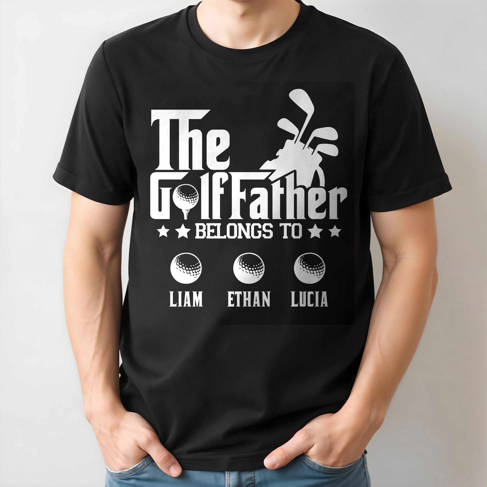 The GolfFather Belongs To, Golf Ball and Golf Clubs