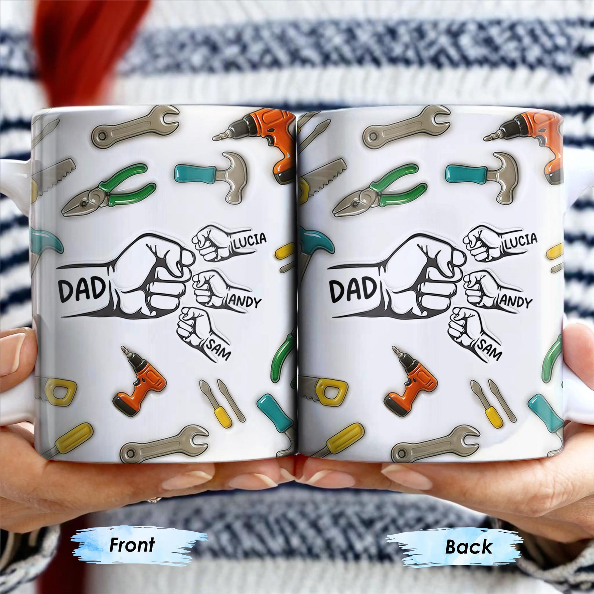 Tools and Fist Bump Design, A Heartfelt Gift