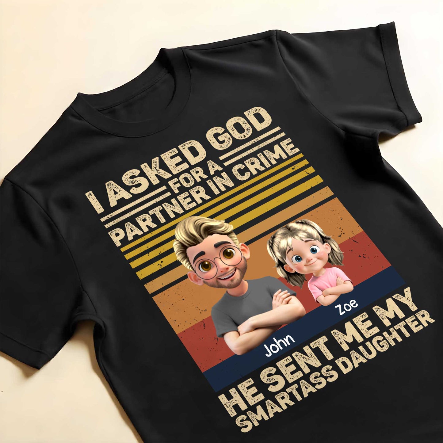 I Asked God For A Partner In Crime, Cartoon Characters