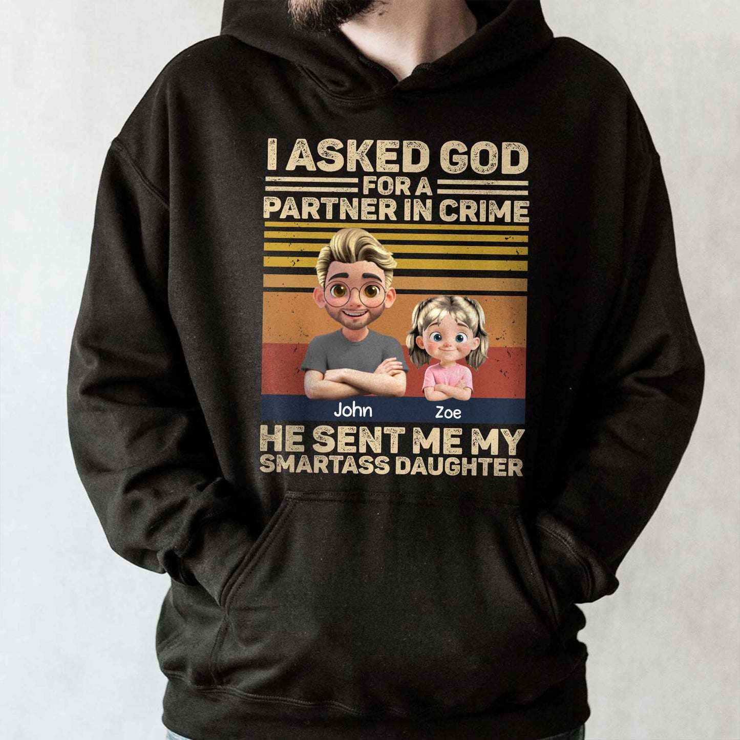 I Asked God For A Partner In Crime, Cartoon Characters