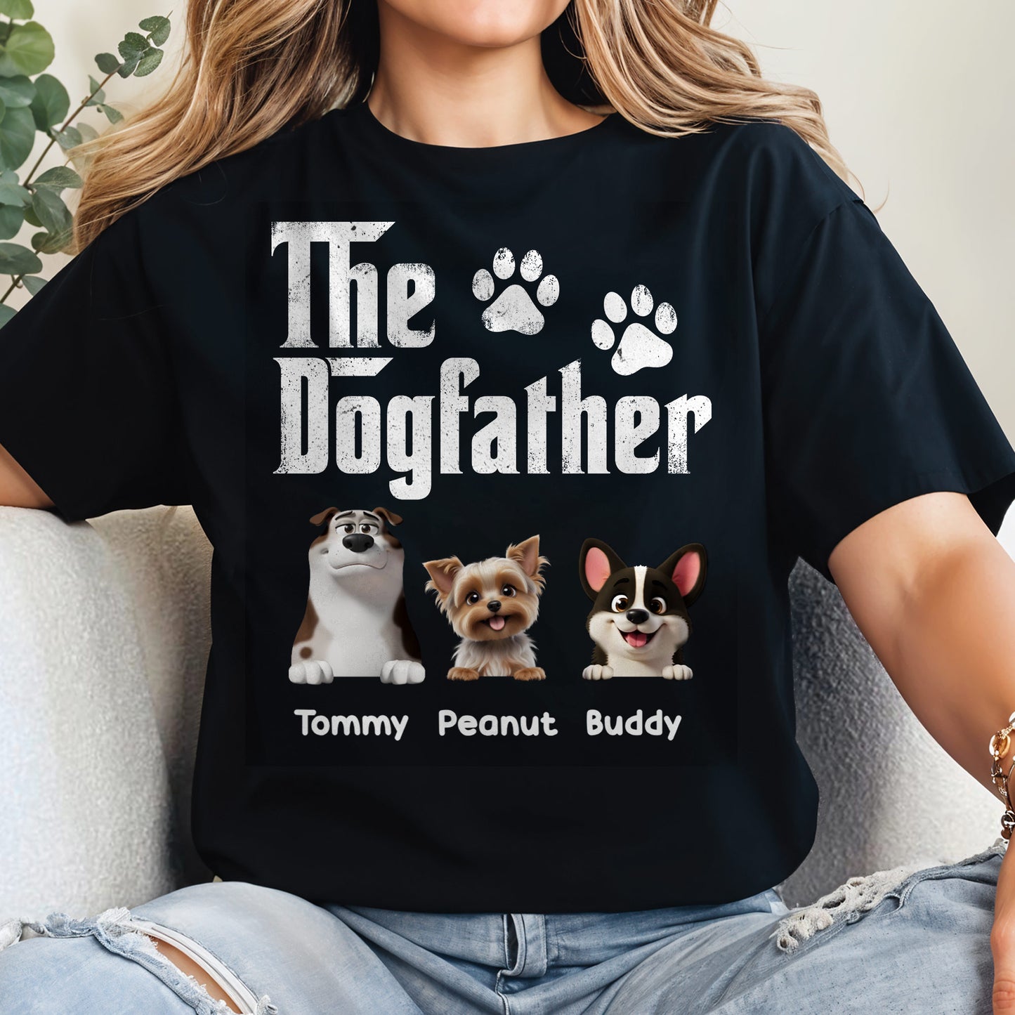 The Dogfather, Text and Dogs