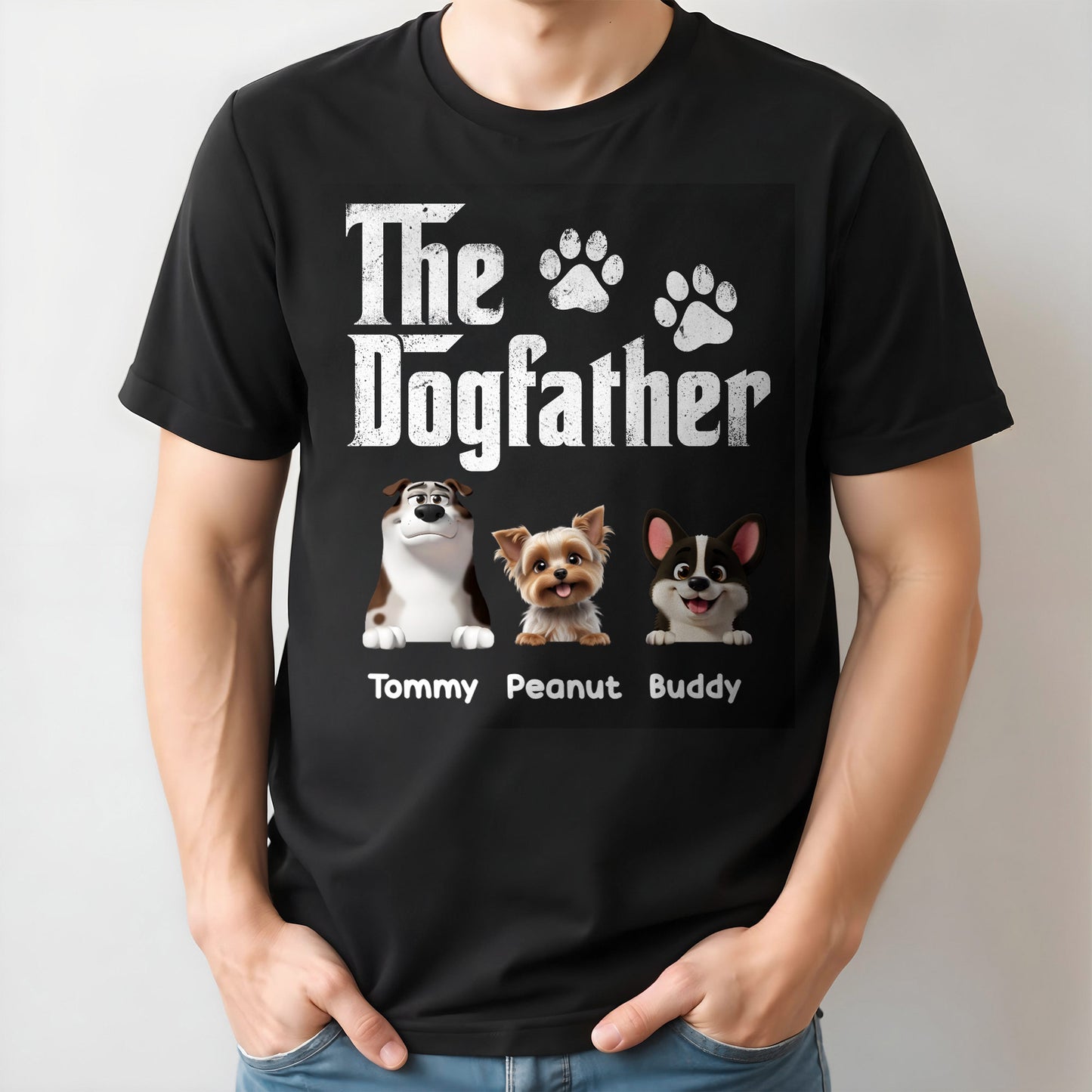 The Dogfather, Text and Dogs