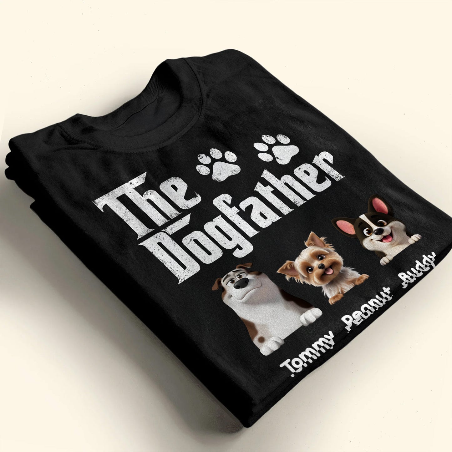 The Dogfather, Text and Dogs