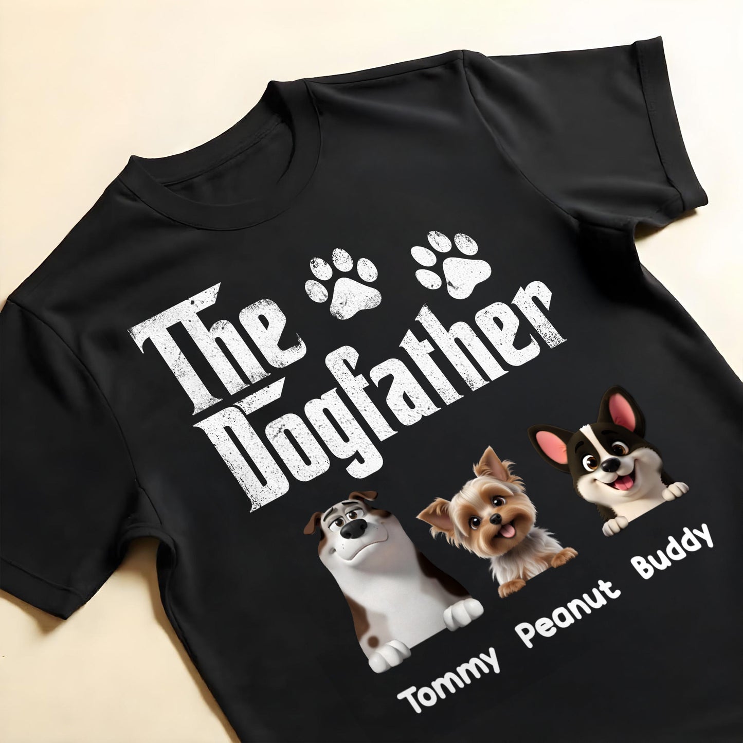 The Dogfather, Text and Dogs