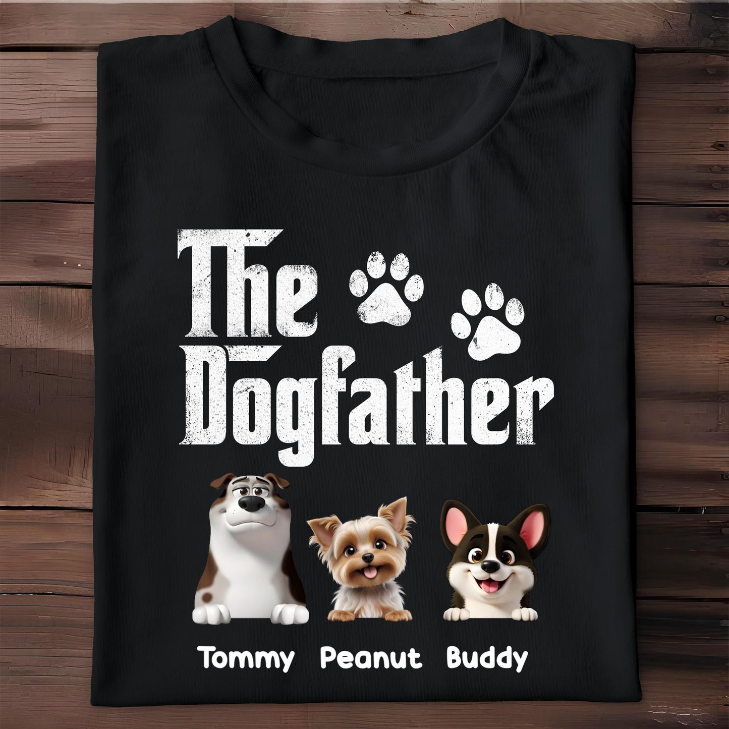 The Dogfather, Text and Dogs