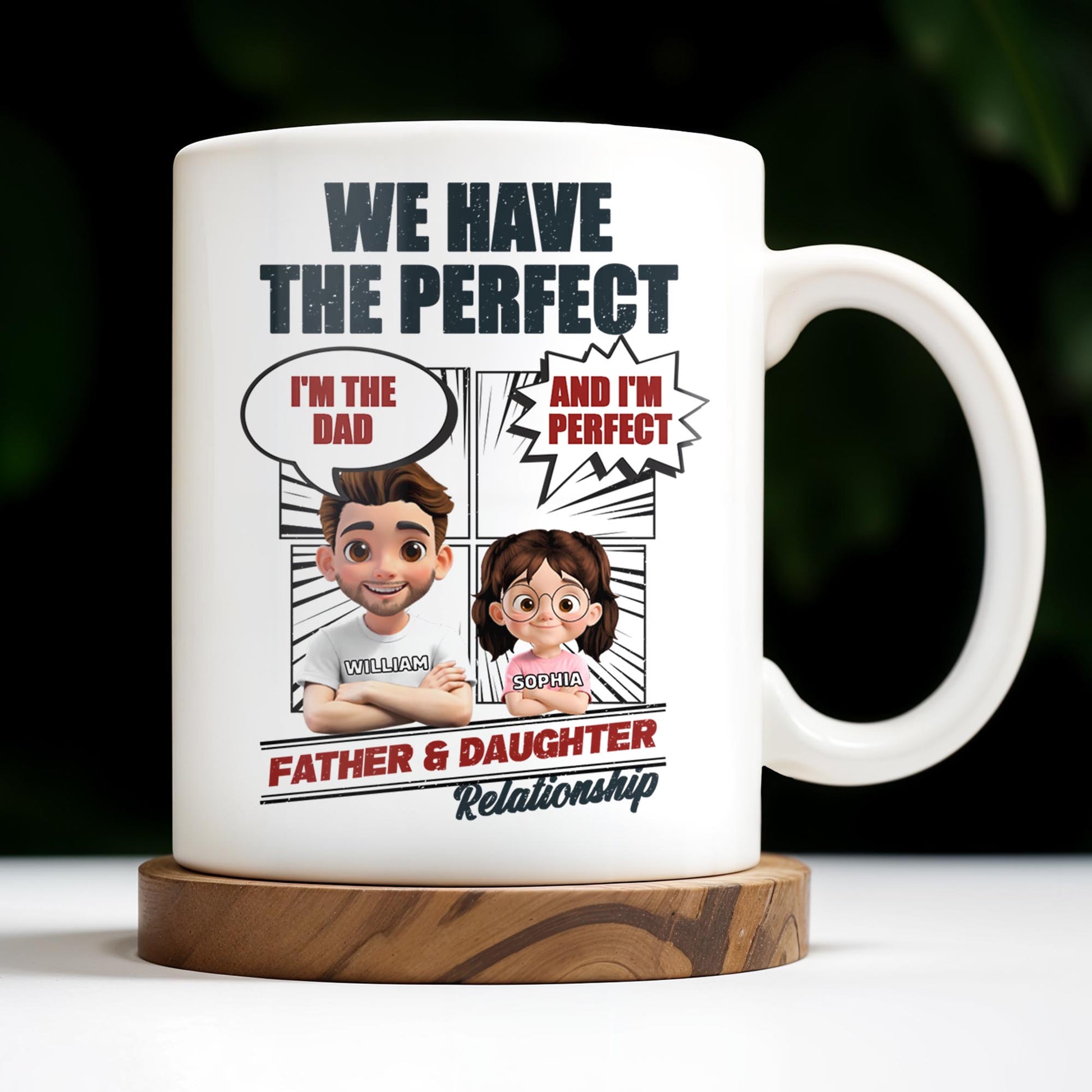 We Have The Perfect Father & Daughter Relationship, Cartoon Characters