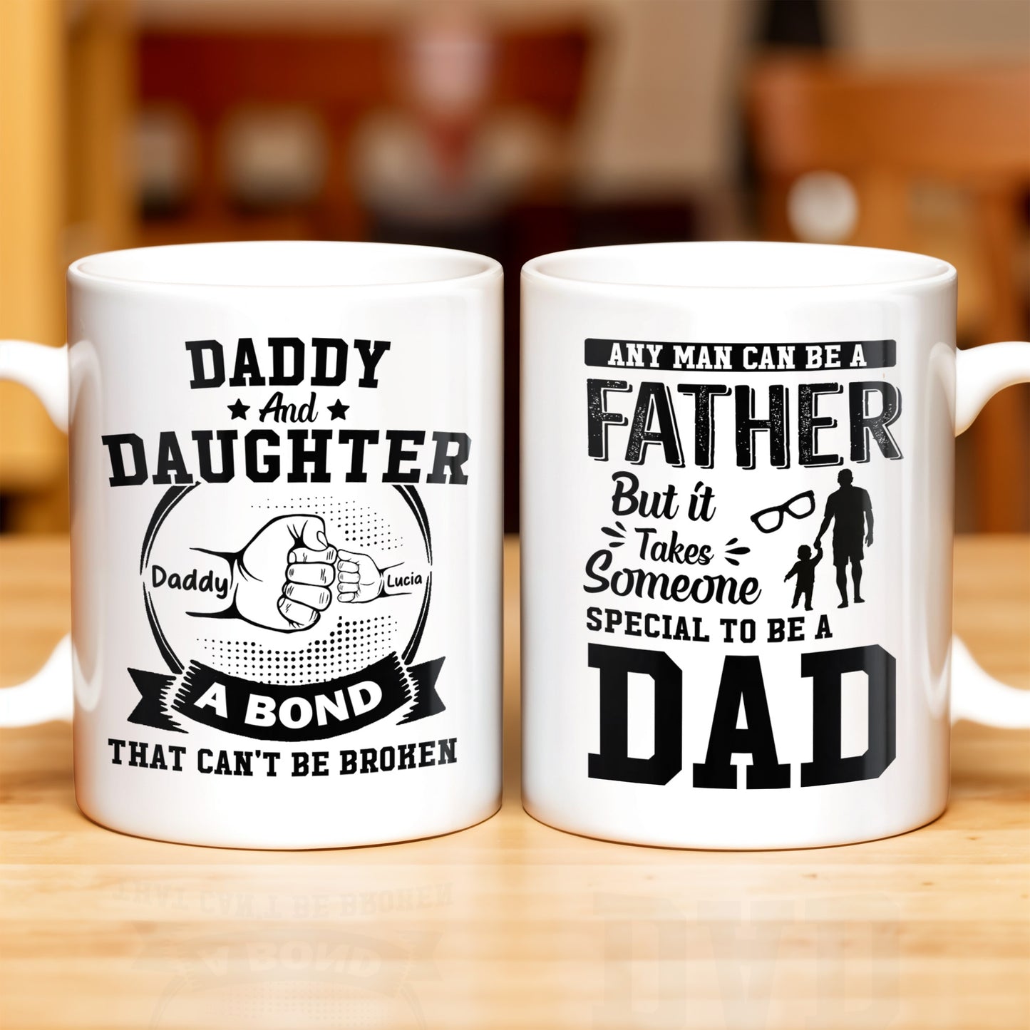 Daddy And Daughter Bond, Special Dad Silhouettes