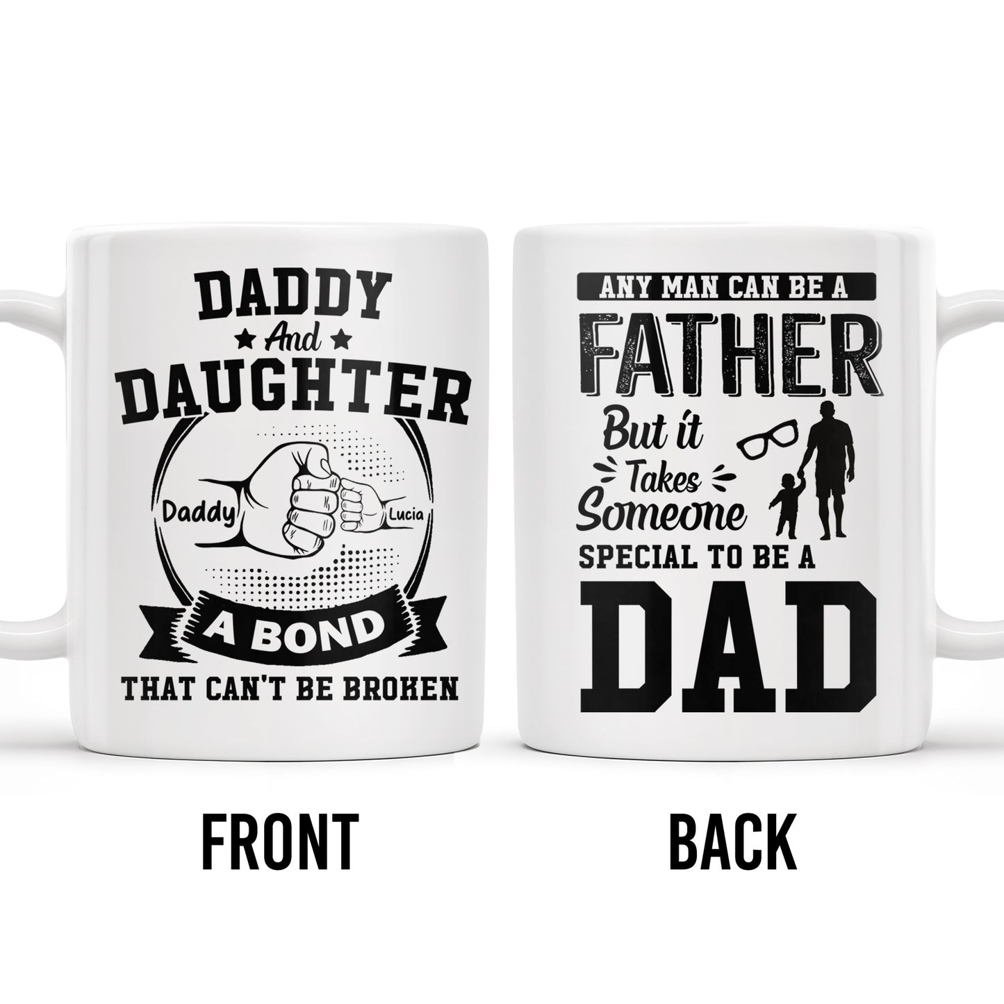 Daddy And Daughter Bond, Special Dad Silhouettes