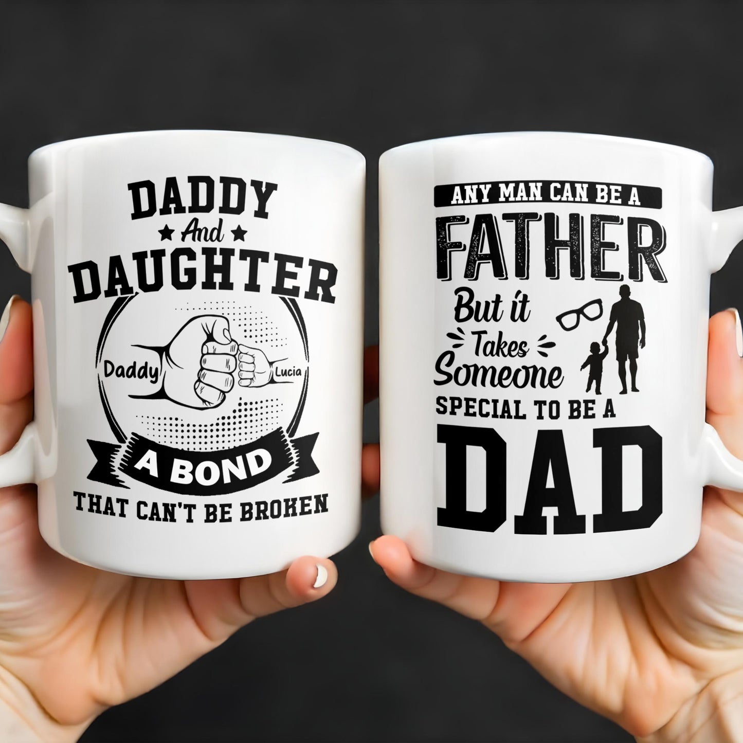 Daddy And Daughter Bond, Special Dad Silhouettes