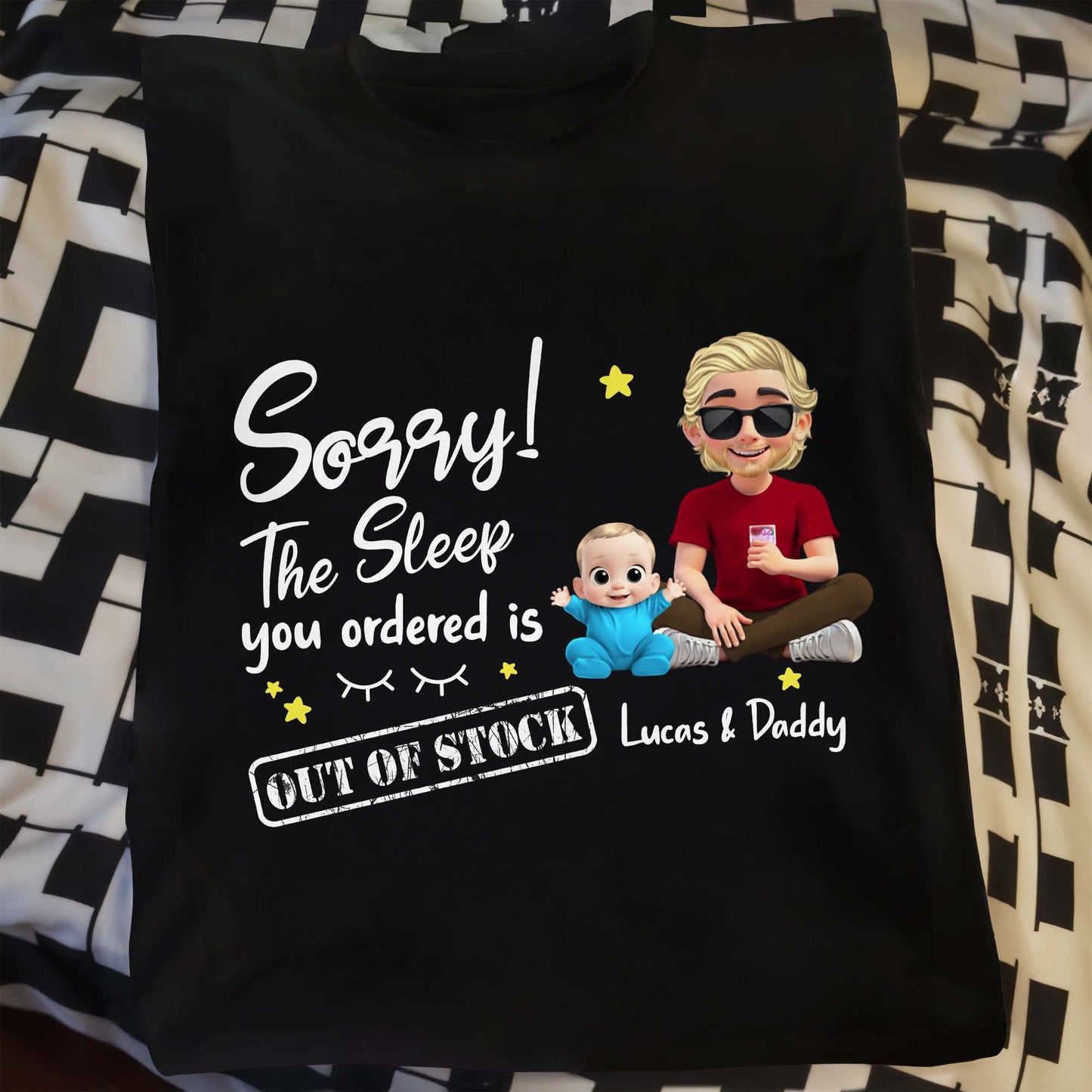 Sorry! The Sleep You Ordered Is Out Of Stock, Baby and Dad