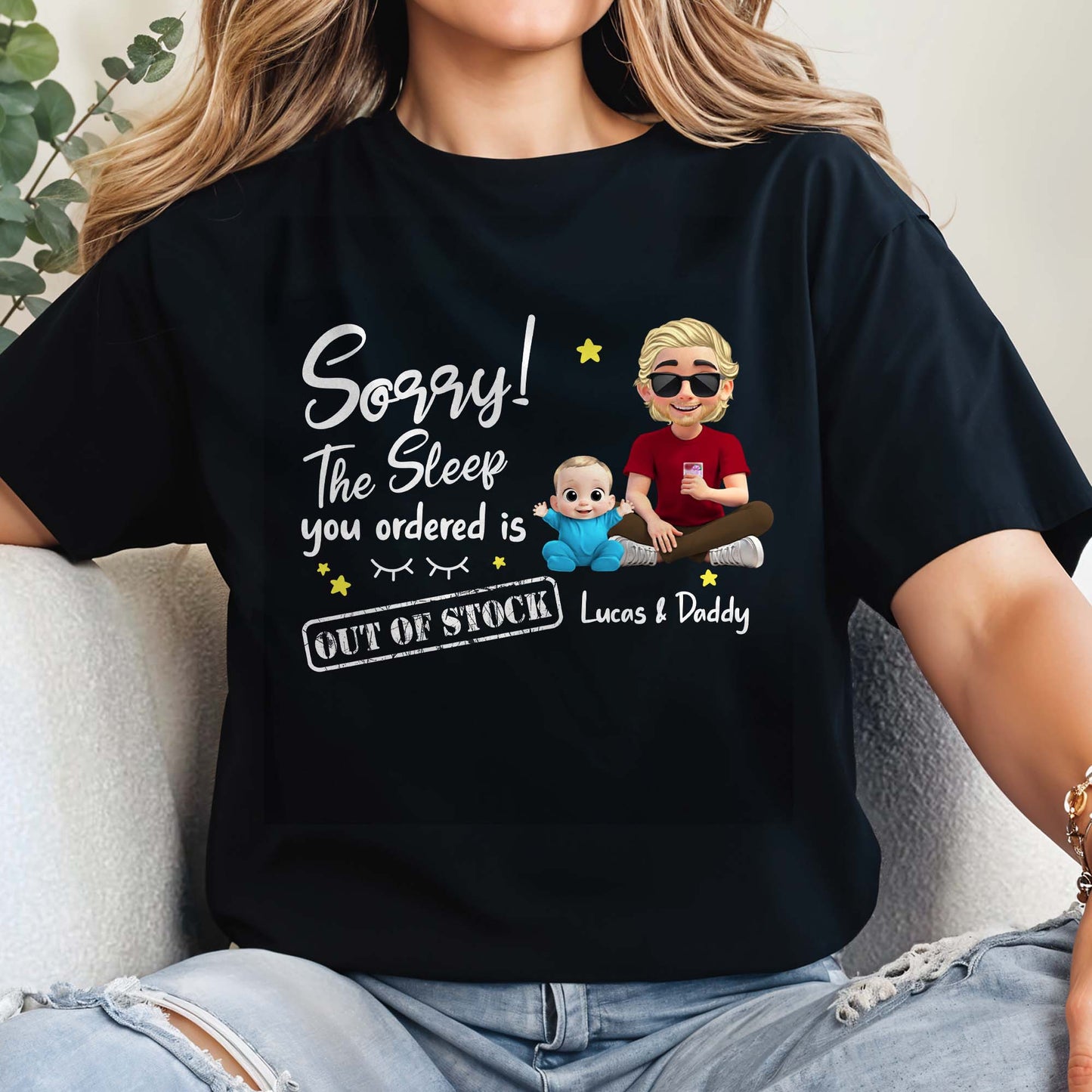 Sorry! The Sleep You Ordered Is Out Of Stock, Baby and Dad