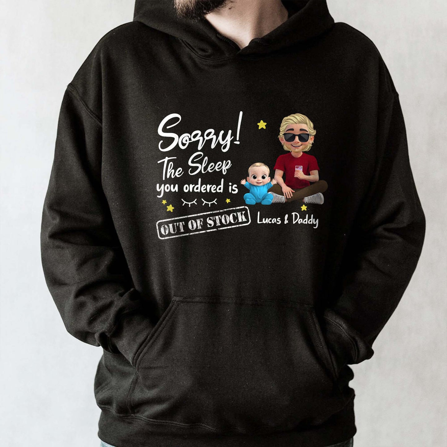 Sorry! The Sleep You Ordered Is Out Of Stock, Baby and Dad