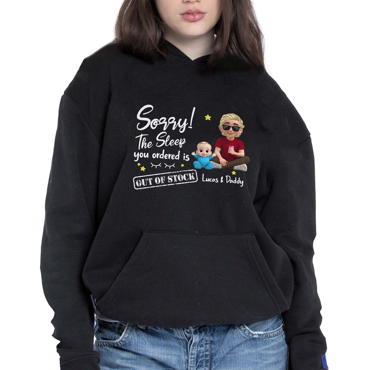 Sorry! The Sleep You Ordered Is Out Of Stock, Baby and Dad