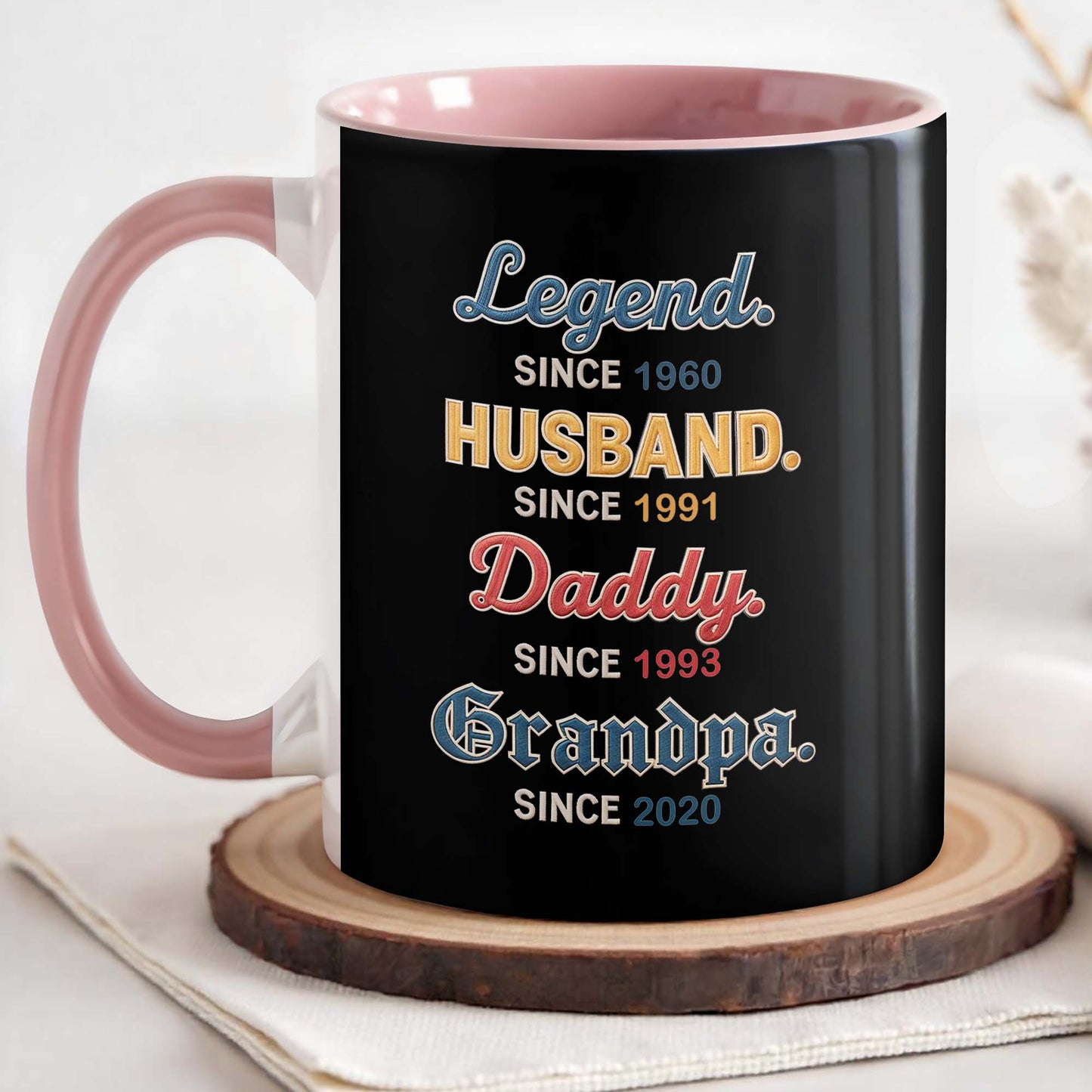 Legend, Husband, Daddy, Grandpa Personalized Mug