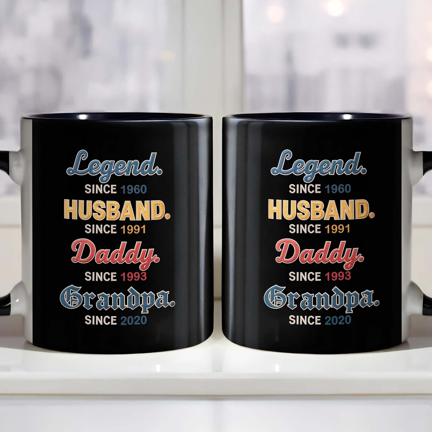 Legend, Husband, Daddy, Grandpa Personalized Mug