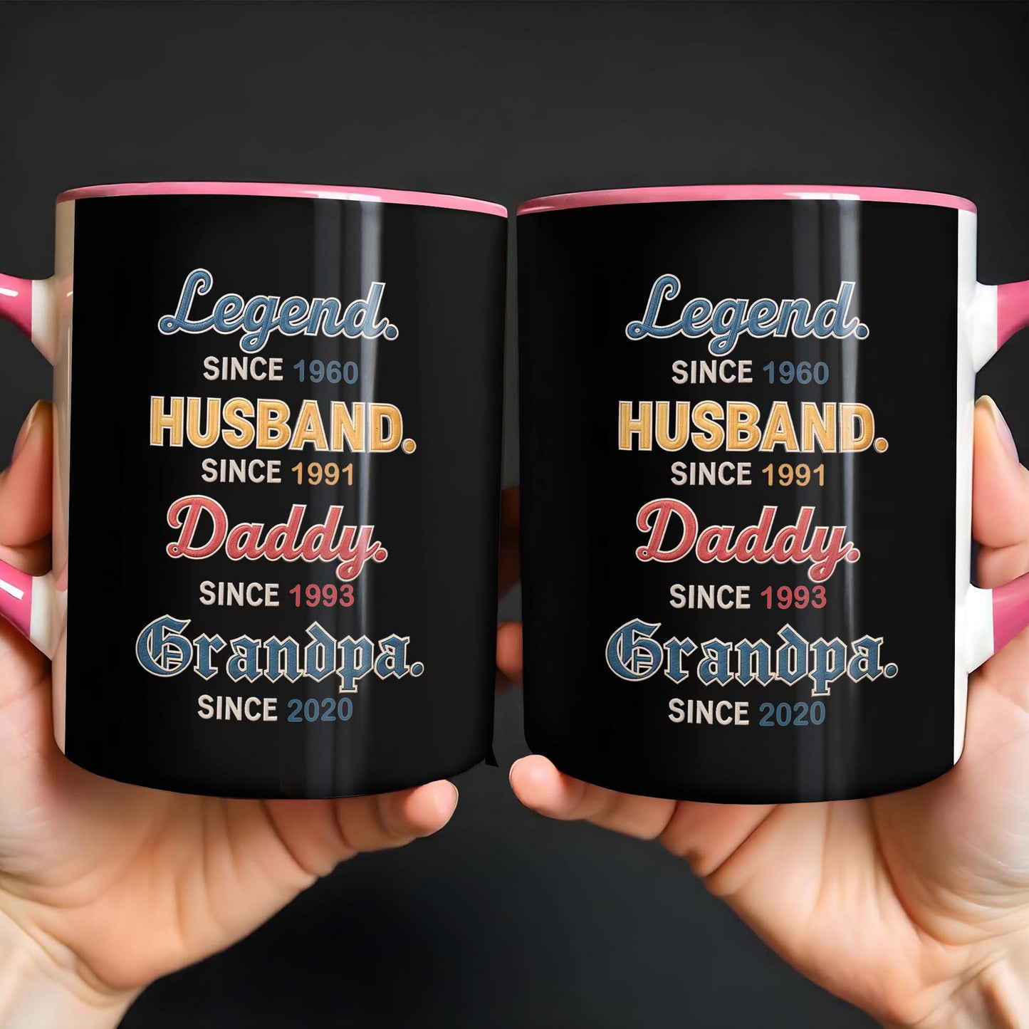 Legend, Husband, Daddy, Grandpa Personalized Mug