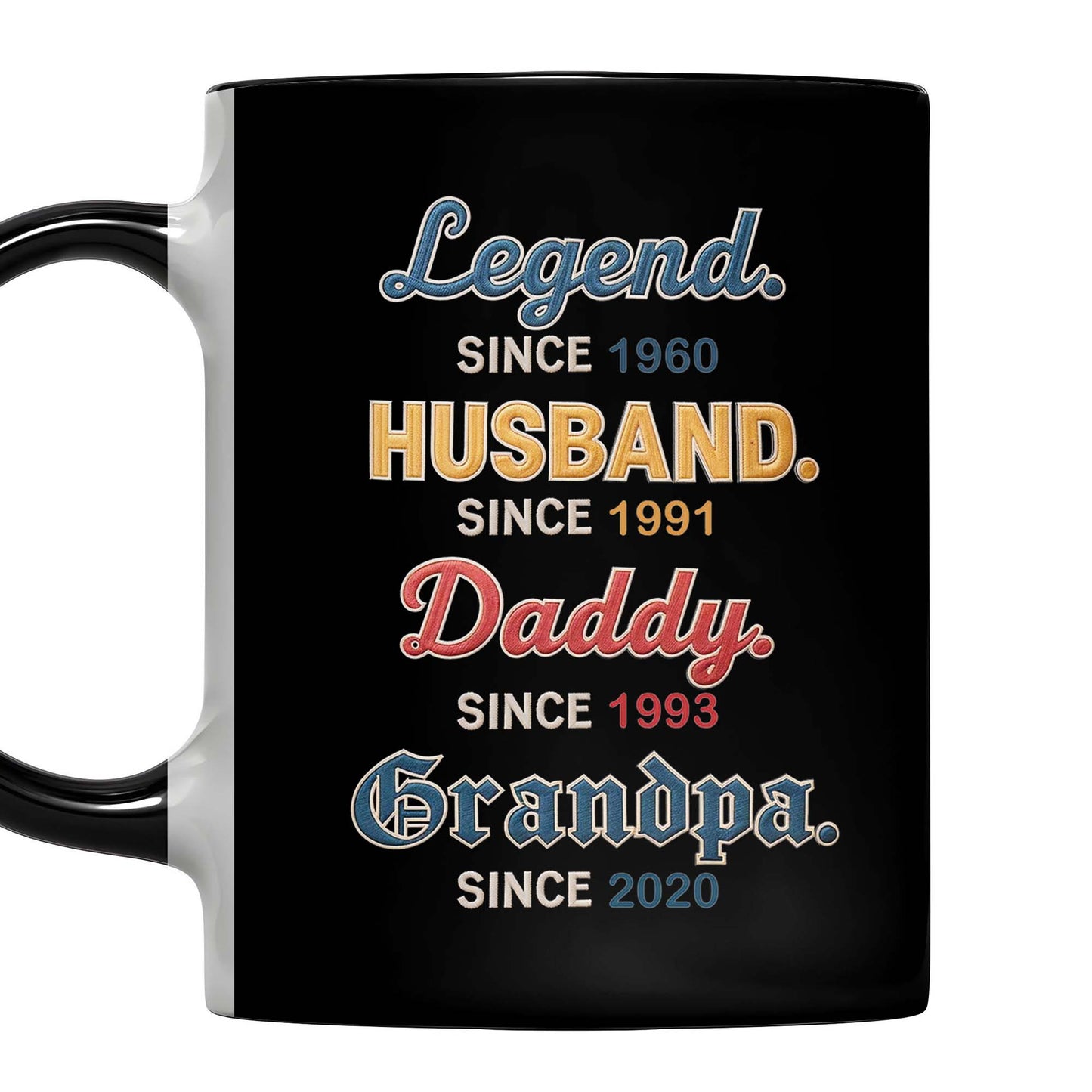 Legend, Husband, Daddy, Grandpa Personalized Mug