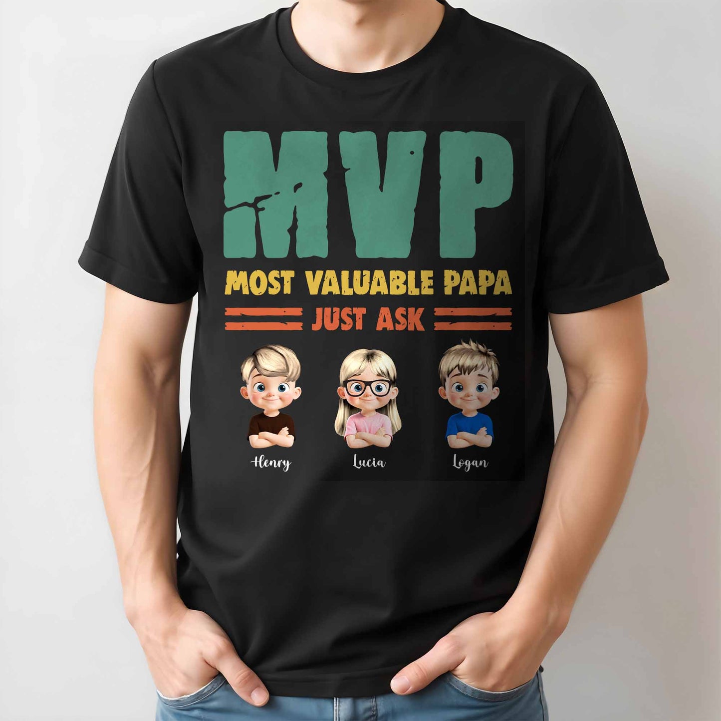 MVP Most Valuable Papa Just Ask, Cartoons Of Children