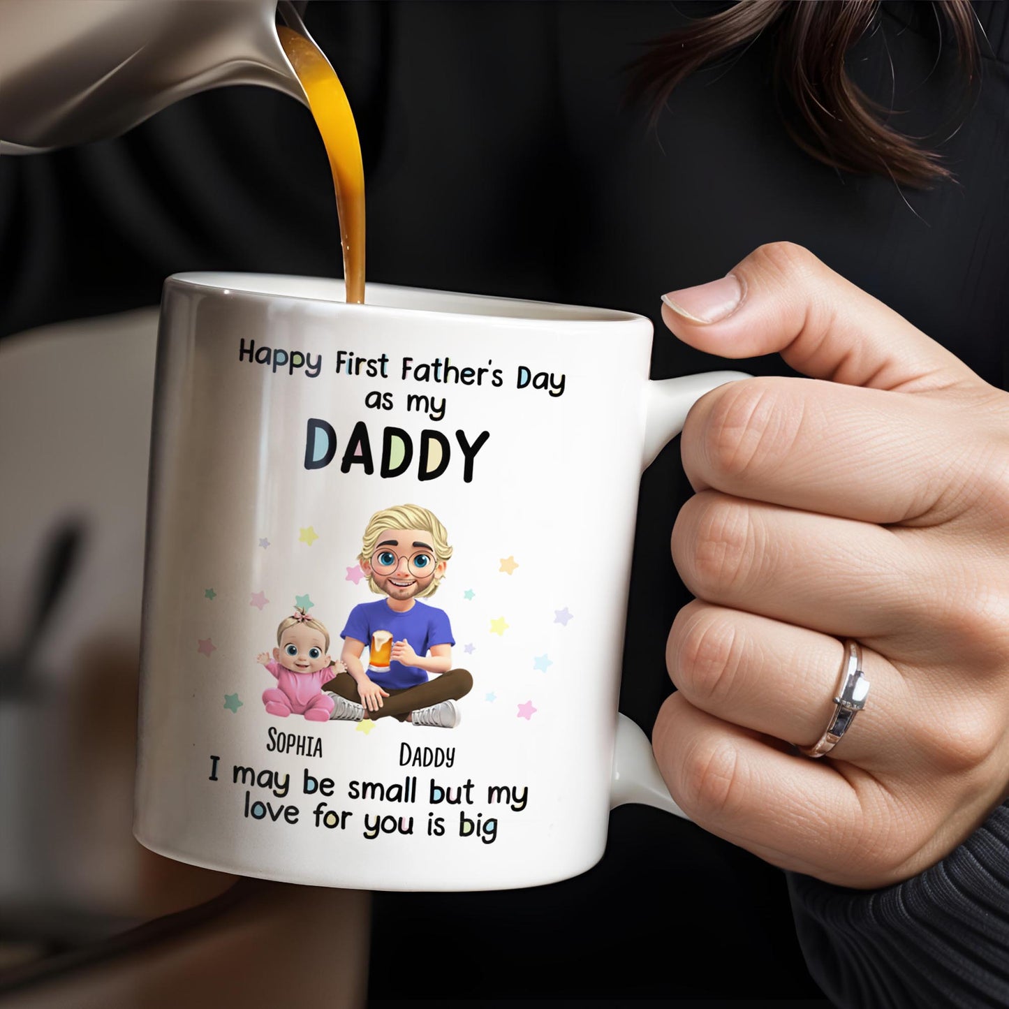 Happy First Father's Day as my DADDY, Love is Big