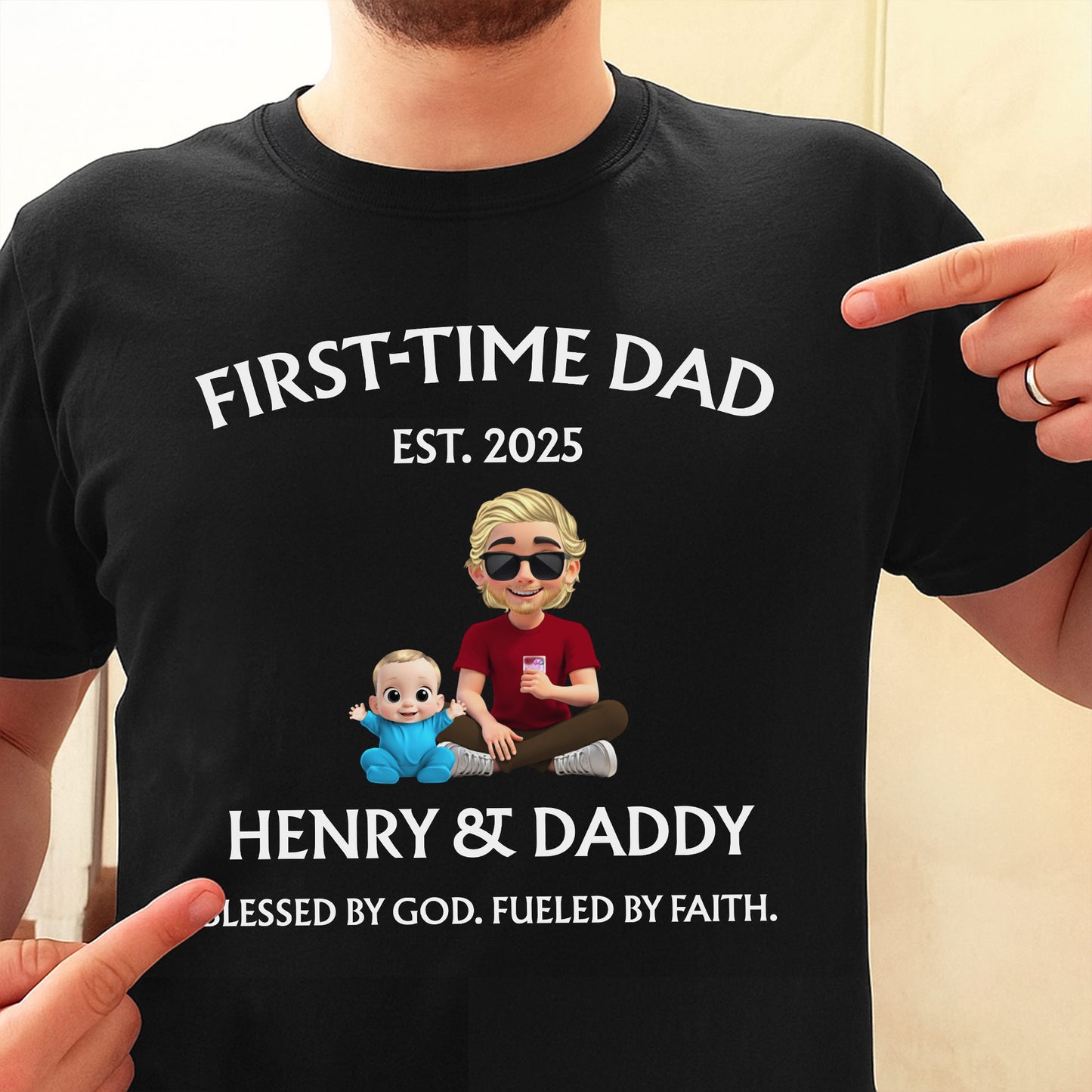 First-Time Dad Blessed By God Fueled By Faith