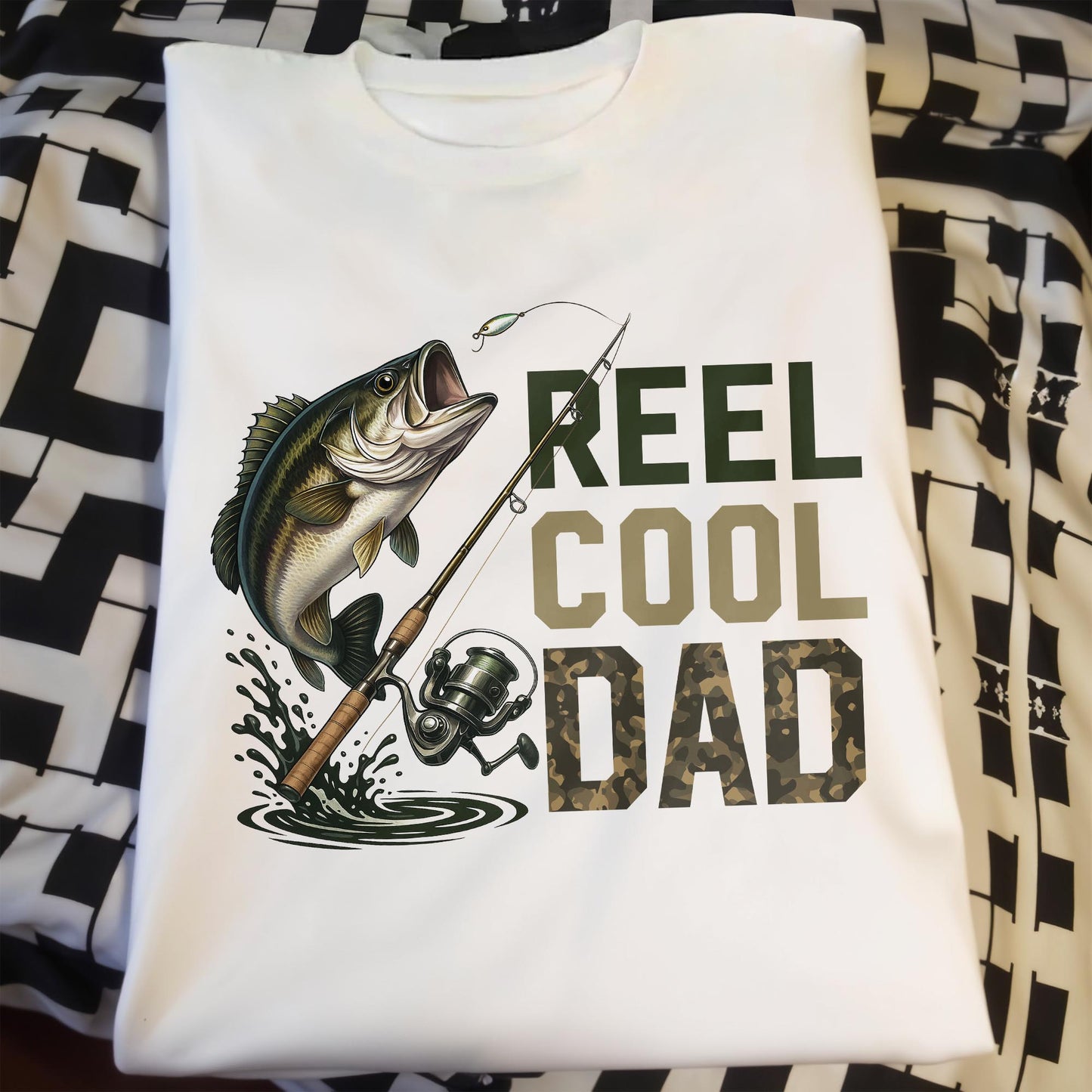 Reel Cool Dad Fishing Design