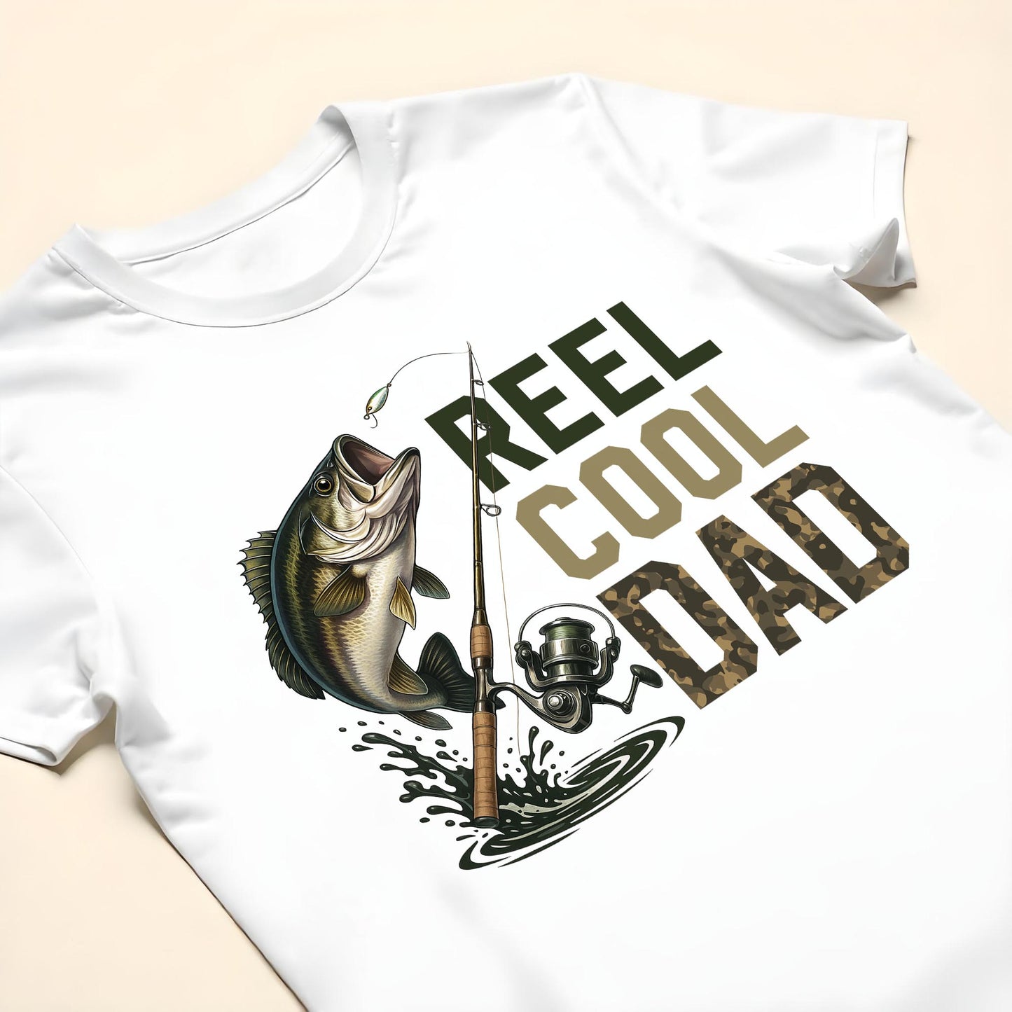Reel Cool Dad Fishing Design