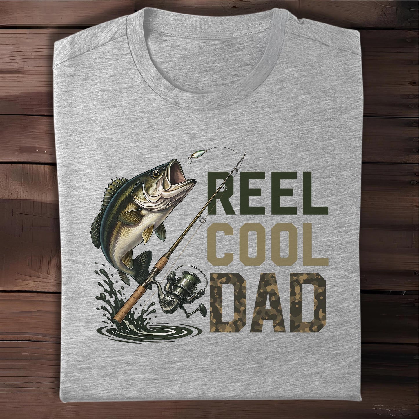 Reel Cool Dad Fishing Design