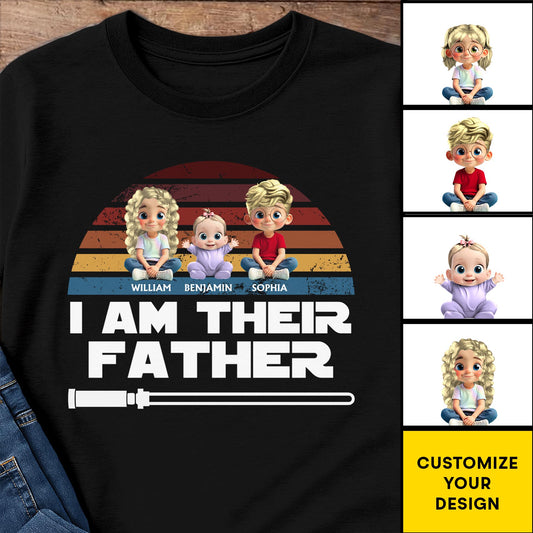 I Am Their Father With Three Kids And Lightsaber