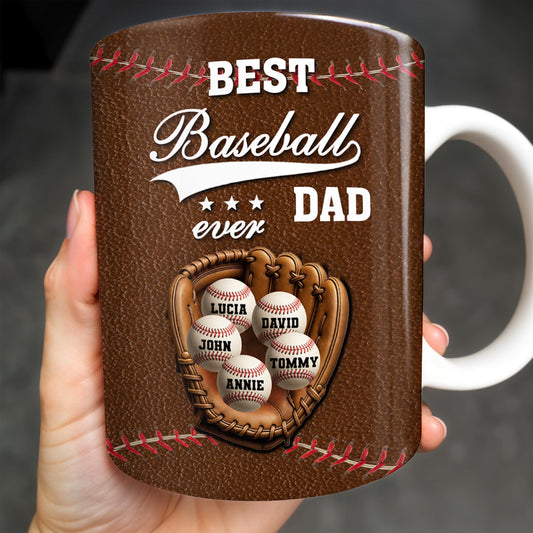 Best Baseball Dad Ever, Baseball and Glove