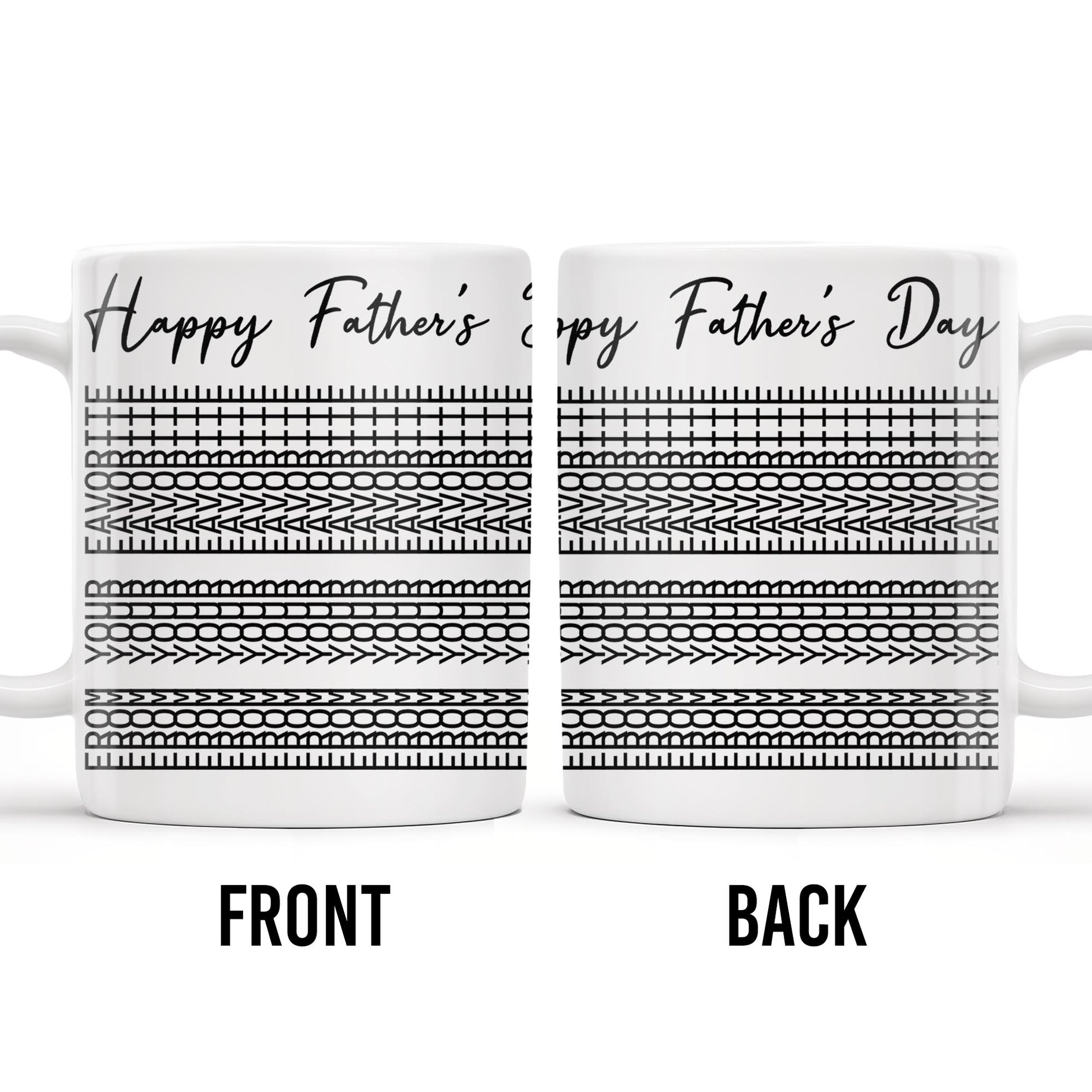 Happy Father's Day Geometric Patterns