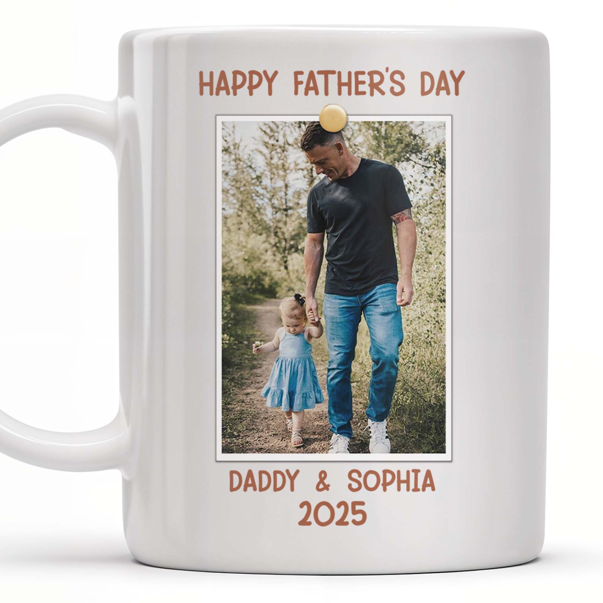 Walk Alongside Me, Daddy Heart Mug