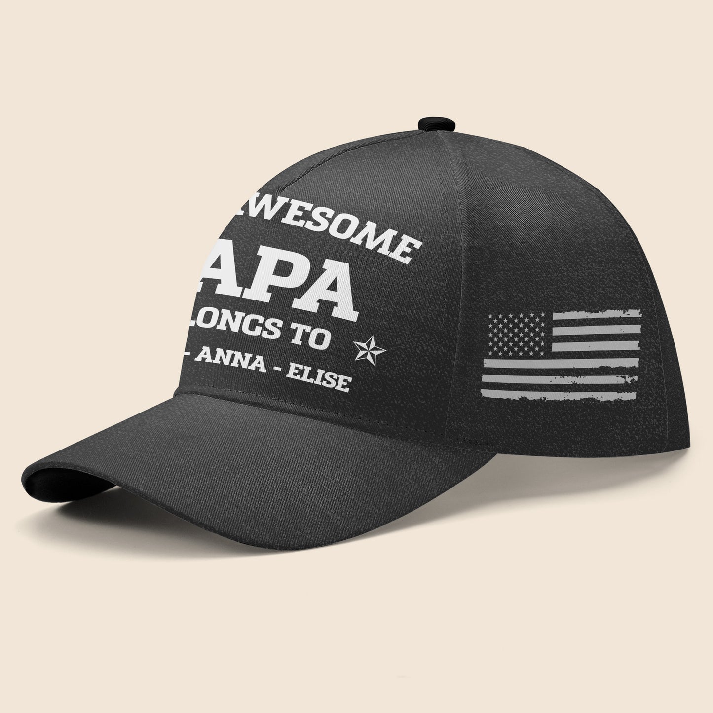 This Awesome Papa Belongs To, Stars And Stripes Design