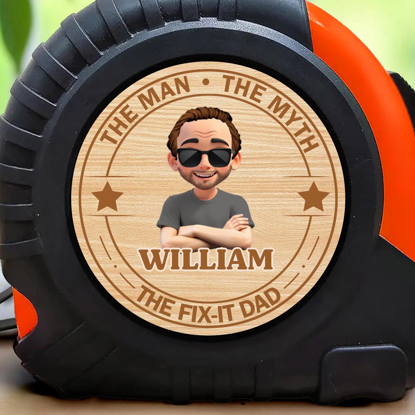 The Man The Myth The Fix-It Dad Tape Measure