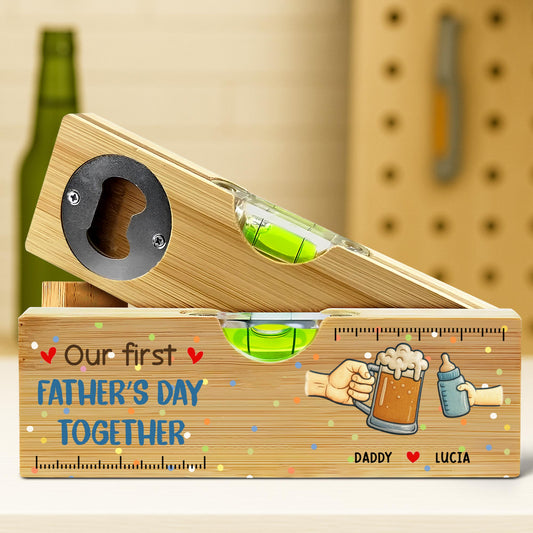Our First Father's Day Together, Beer And Baby Bottle