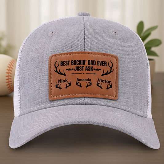 Best Buckin' Dad Ever Just Ask With Antlers