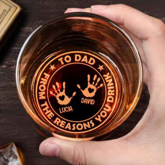 To Dad From The Reasons You Drink Featuring Handprints