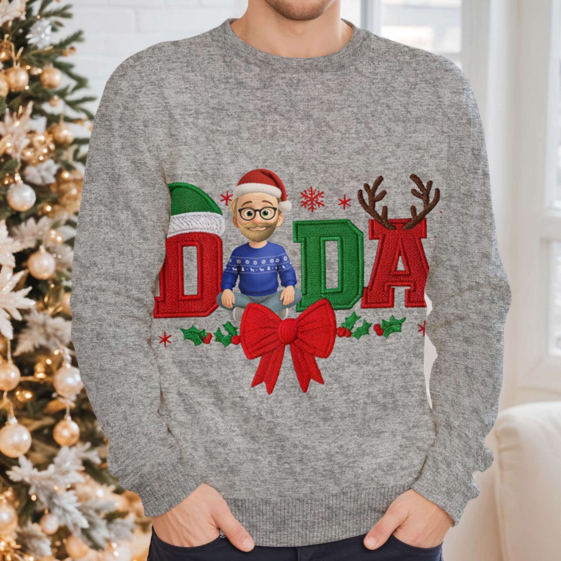 Celebrate The Holiday Season With This Festive Ugly Sweatshirt
